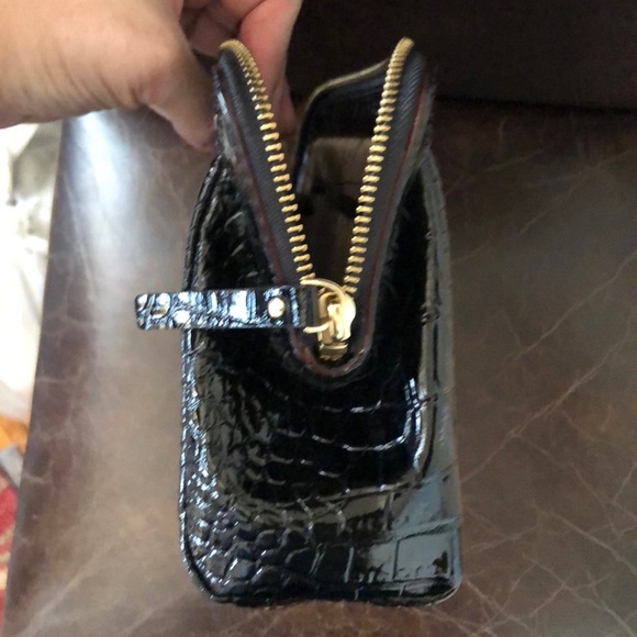 Kate Spade Patent Crocodile Pattern Clutch - Picture 4 of 4